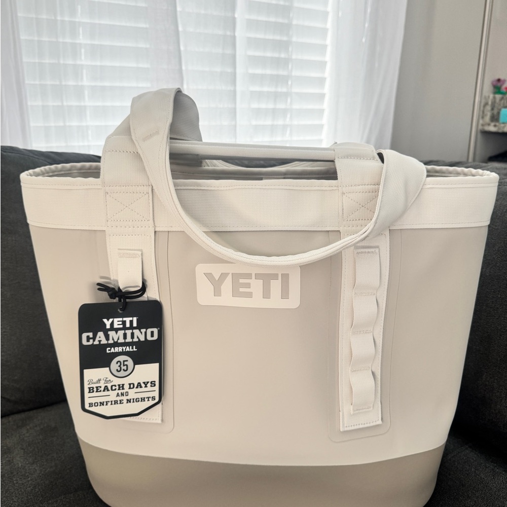 YETI Camino 35 Carryall Tote in Cape Taupe